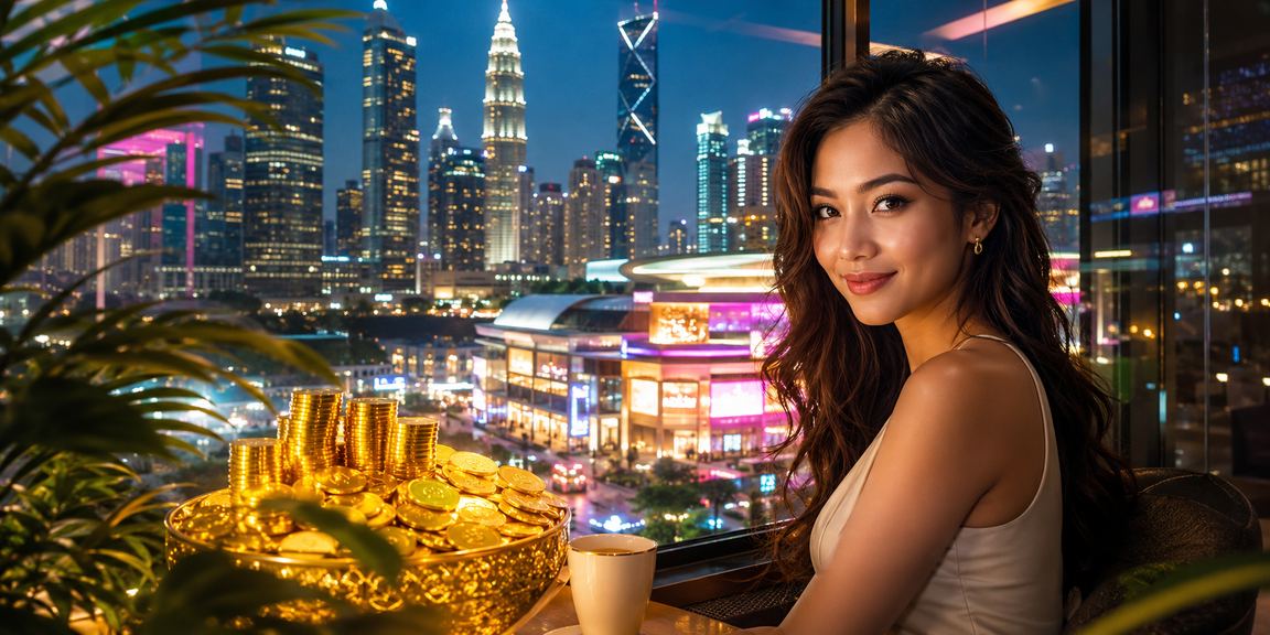 Pemain di Kuala Lumpur membuat deposit Ringgit Malaysia untuk permainan meja roulette dalam talian